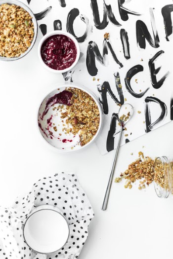 Crushed Food on Round White Ceramic Cup