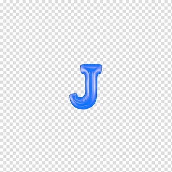Cry Baby, blue J balloon transparent background PNG clipart