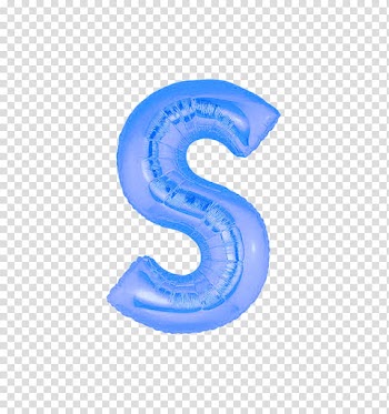Cry Baby, blue S balloon transparent background PNG clipart