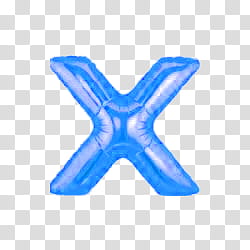 Cry Baby, blue X balloon transparent background PNG clipart