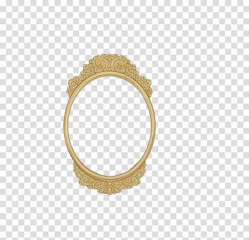 Cry Baby, brass engraved frame transparent background PNG clipart