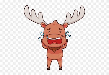 Crying Baby Moose - T-shirts