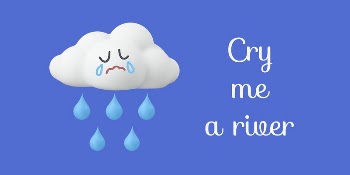 Crying cloud Twitter post template, | Free PSD Template - rawpixel