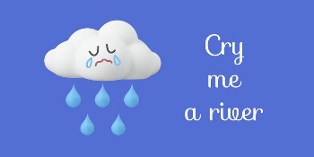 Crying cloud Twitter post template, | Free Vector Template - rawpixel