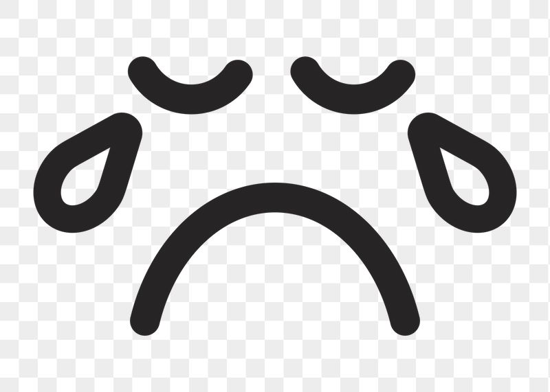Crying face png emoticon sticker, | Free PNG - rawpixel