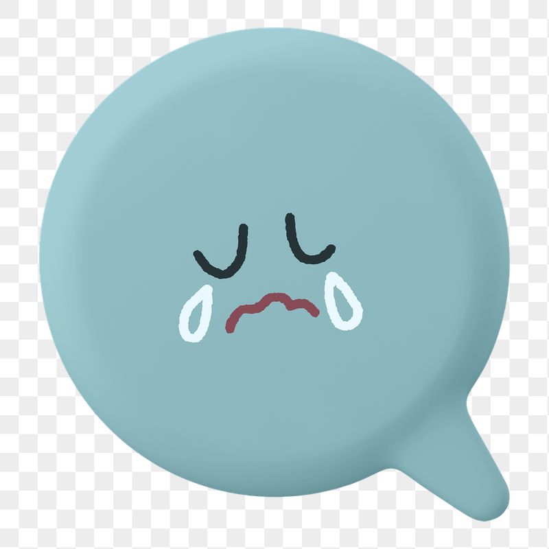 Crying png speech bubble sticker, | Free PNG - rawpixel