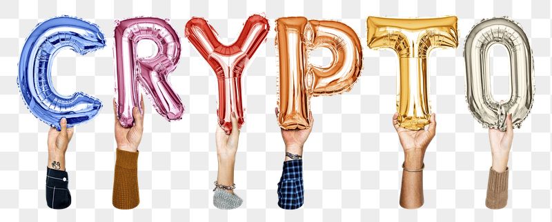 Crypto balloon png word sticker, | Free PNG - rawpixel