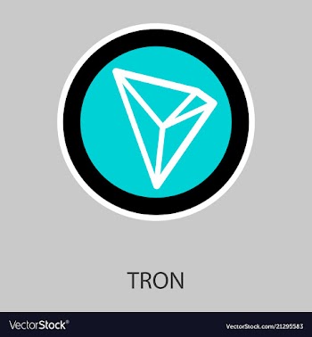 Crypto coin icon on isolated white background vector image