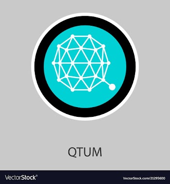Crypto coin icon on isolated white background vector image