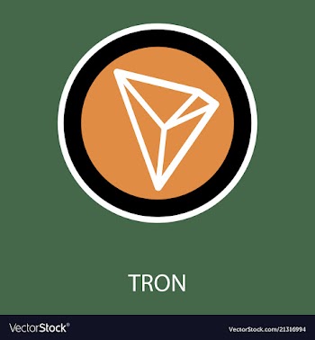 Crypto coin icon on isolated white background vector image