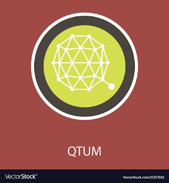 Crypto coin icon on isolated white background vector image