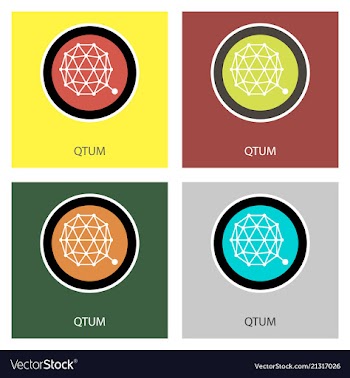 Crypto coin icon on isolated white background vector image