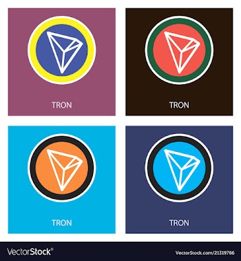 Crypto coin icon on isolated white background vector image
