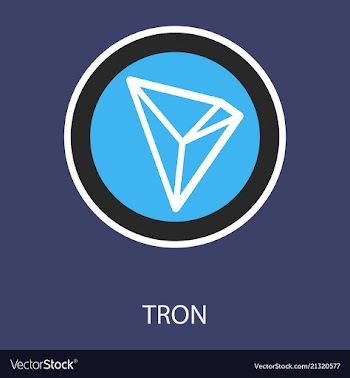 Crypto coin icon on isolated white background vector image