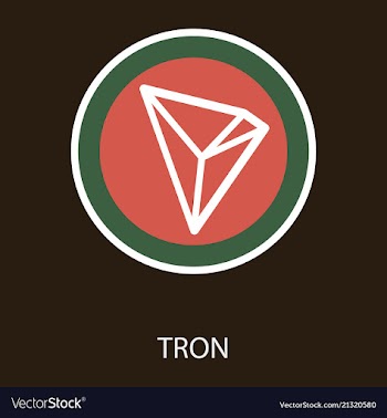 Crypto coin icon on isolated white background vector image
