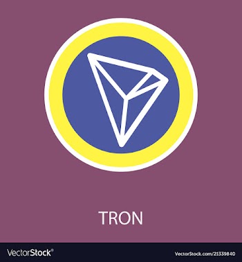 Crypto coin icon on isolated white background vector image