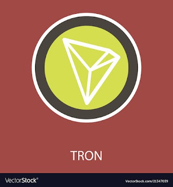 Crypto coin icon on isolated white background vector image
