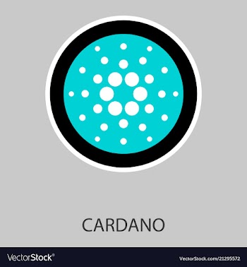 Crypto currency logo coin lumens siacoin nem iota vector image