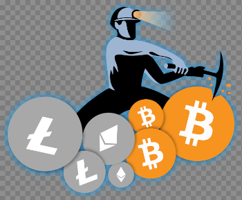Cryptocurrency Mining Bitcoin Cloud Network Free HD Image