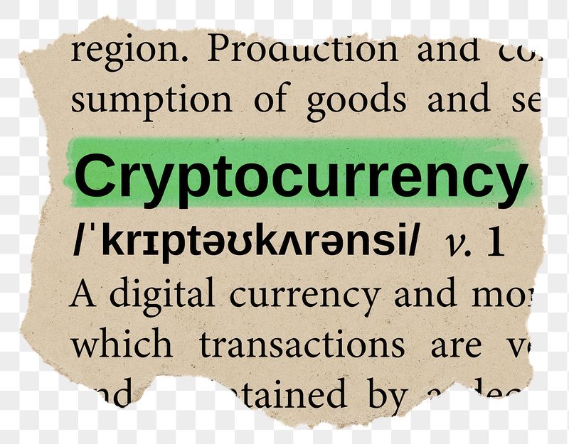 Cryptocurrency png dictionary word sticker, | Free PNG - rawpixel