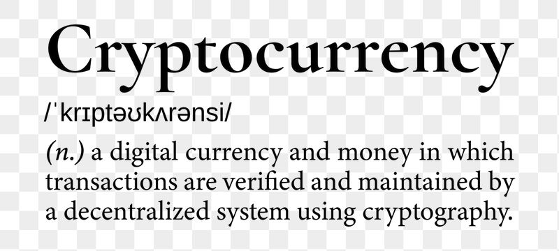 Cryptocurrency png dictionary word sticker, | Free PNG - rawpixel