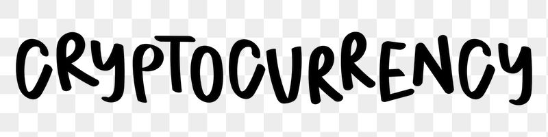 Cryptocurrency png word sticker typography, | Free PNG - rawpixel