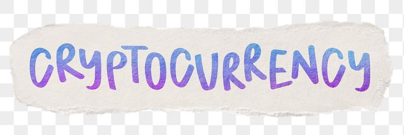 Cryptocurrency png word sticker typography, | Free PNG - rawpixel
