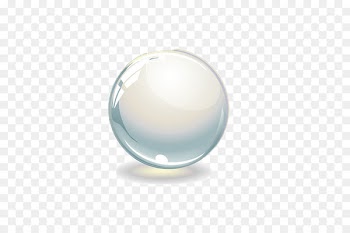 Crystal ball Button Glass - Round Button 