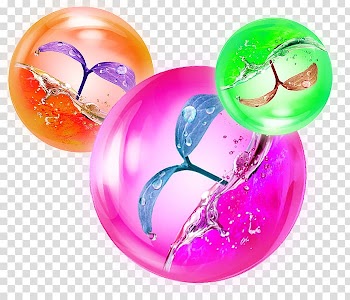 Crystal ball, Colorful crystal ball transparent background PNG clipart