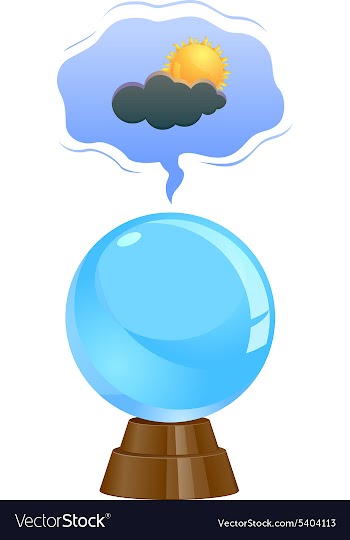 Crystal ball icons vector image