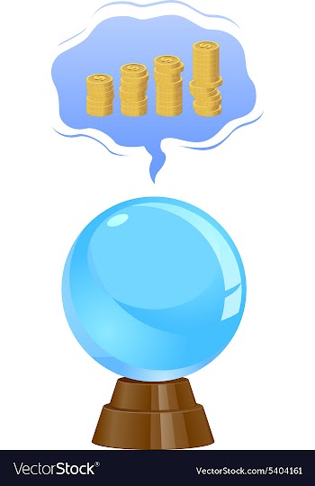 Crystal ball icons vector image
