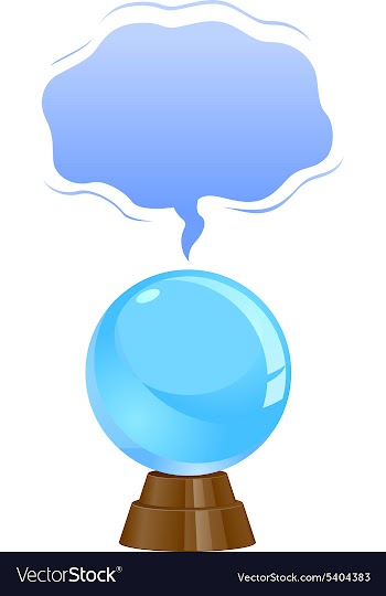 Crystal ball icons vector image