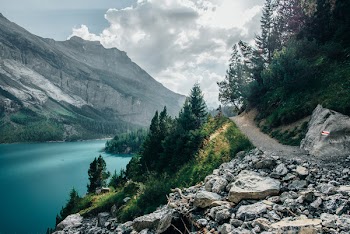 Crystal Clear Mountain Lake