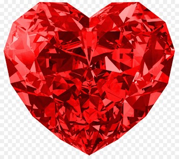 Crystal Heart Clip art - red heart 