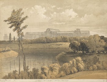 Crystal Palace from the Reservoir, | Free Photo - rawpixel