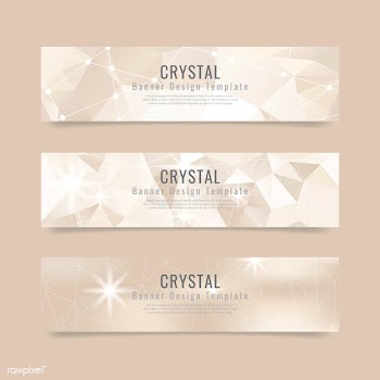 Crystal textured background collection | Free stock vector - 558744
