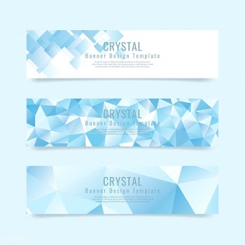 Crystal textured background collection | Free stock vector - 558745