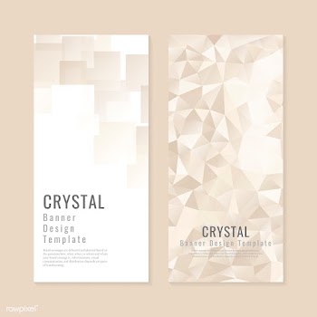Crystal textured background collection | Free stock vector - 558766