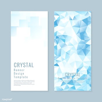 Crystal textured background collection | Free stock vector - 558775
