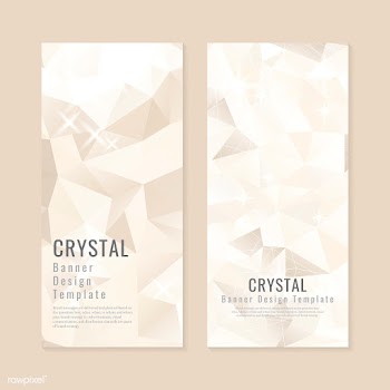 Crystal textured background collection | Free stock vector - 558787