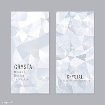 Crystal textured background collection | Free stock vector - 558812