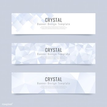 Crystal textured background collection | Free stock vector - 558815