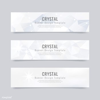 Crystal textured background collection | Free stock vector - 558818