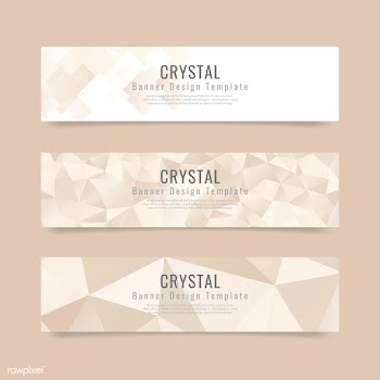 Crystal textured background collection | Free stock vector - 558826