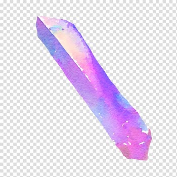 Crystal Watercolor painting , boho transparent background PNG clipart