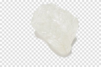 Crystal, White sea salt crystals transparent background PNG clipart