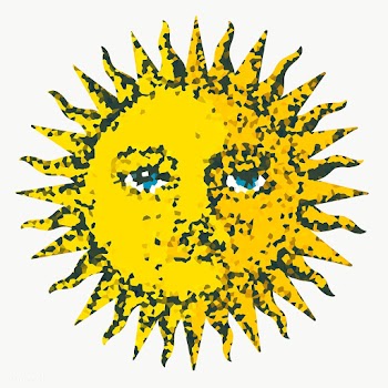 Crystallized sun with a face sticker overlay | Free  transparent png - 2350749