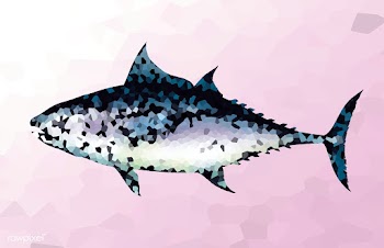 Crystallized tune fish design resource  | Free  illustration - 2350716
