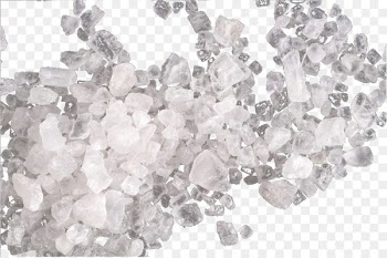 Crystallography Diamond Magnesium sulfate Jewellery - White coarse salt 
