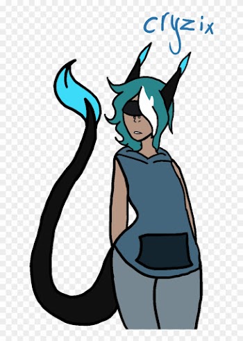 Cryzix Redesign By Amy Blood Leaf - Cartoon